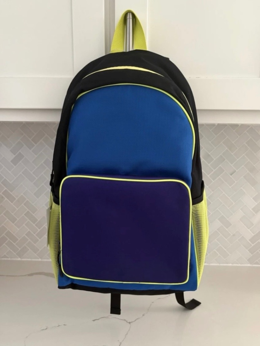 Zara Kids Colorblocked Backpack For School NWT